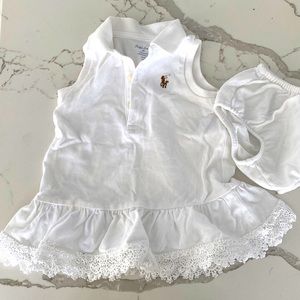 Ralph Lauren 6M White Dress